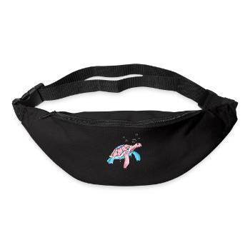 Transgender Pride Trans Flag Sea Turtle S - Bum bag - black - Front