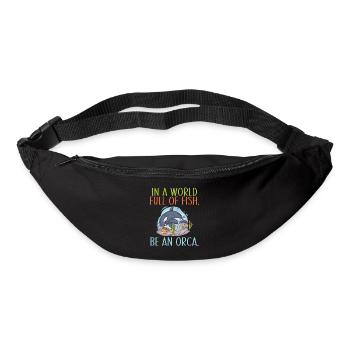 Orca Wal Geschenke - Gürteltasche - Schwarz - Vorne
