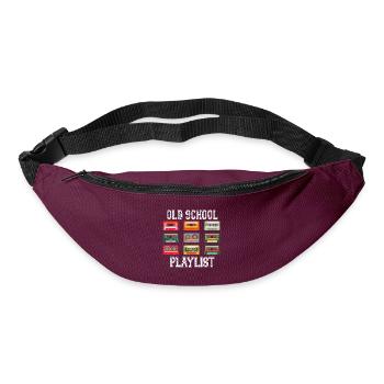 Like my mixtape - Bum bag - burgundy - Front