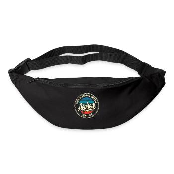 Best Nephew in the World Retro Gift - Bum bag - black - Front