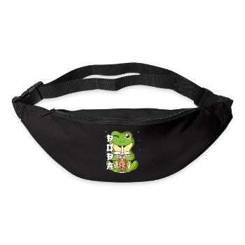 Boba Tea Frosch Bubble Tea - Gürteltasche - Schwarz - Vorne