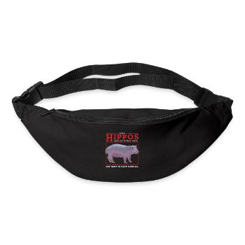 Hippos Baby Hippo Hippo Gift - Bum bag - black - Front