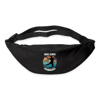 Handball Handballspielerin Sport Spruch Regenbogen - Gürteltasche - Schwarz - Vorne