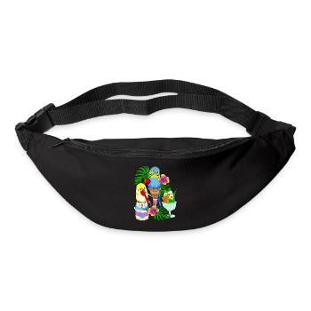 Crème glacée Budgie - Sac banane - noir - Devant