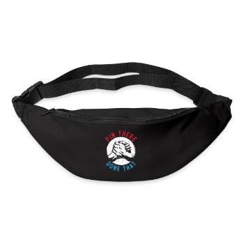épingle là fait ce bras de fer bras de fer - Sac banane - noir - Devant