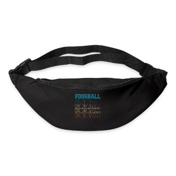 Foosball Retro Table Soccer Player Vintage - Bum bag - black - Front