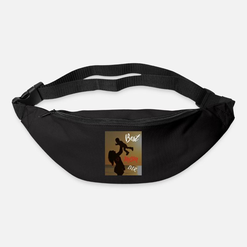 Best mom ever - Bum bag - black