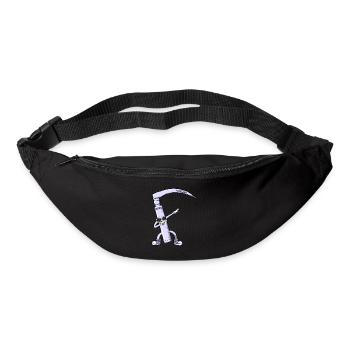 Anesthésiste Anesthésiologie Polka Dot - Sac banane - noir - Devant