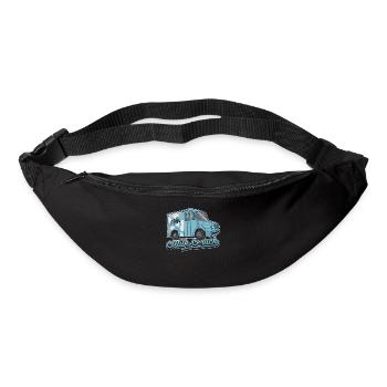 Lait de vache Panier de lait frais - Sac banane - noir - Devant