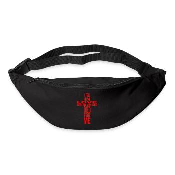 Je suis tombée amoureuse d’un homme qui est mort pour moi Christian - Sac banane - noir - Devant