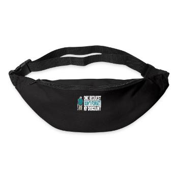 Pensioner Pension Funny Dont Forget My Discount - Bum bag - black - Front