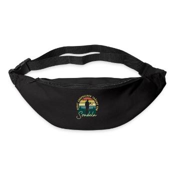 Träume von Sondeln Sondelgänger Metalldetektor - Gürteltasche - Schwarz - Vorne