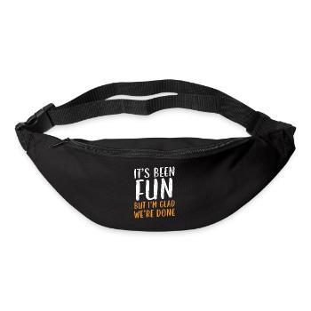 It was fun, but I'm glad we didn't know what to do. - Bum bag - black - Front