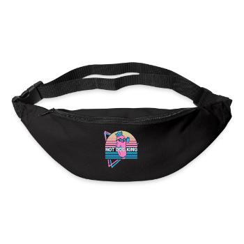 Hot Dog Hotdog Retro - Bum bag - black - Front