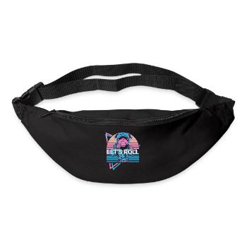Funny Jiu Jitsu BJJ Retro - Bum bag - black - Front
