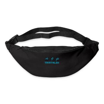 Training Triathlonrad Triathlet Profi Triathlon - Gürteltasche - Schwarz - Vorne