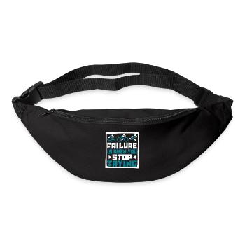 Failure Is When You Stop Trying Triathlet - Gürteltasche - Schwarz - Vorne
