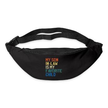 My Son-In-Law: The Favorite Child" Retro Vintage - Bum bag - black - Front