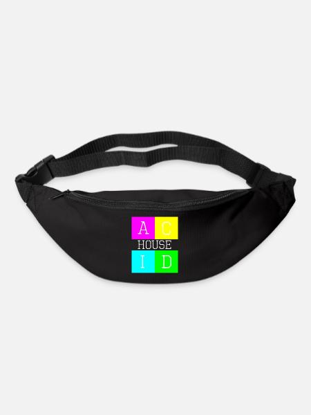 Acid house white - Bum bag - black