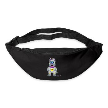 Robot chien - Sac banane - noir - Devant