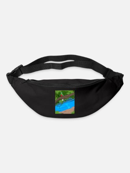 Guatemala Guatemalan Flagge DNA I Geschenk - Gürteltasche - Schwarz