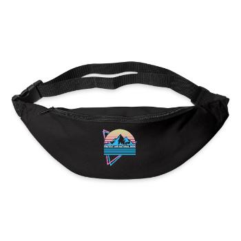 National Park Retro - Gürteltasche - Schwarz - Vorne
