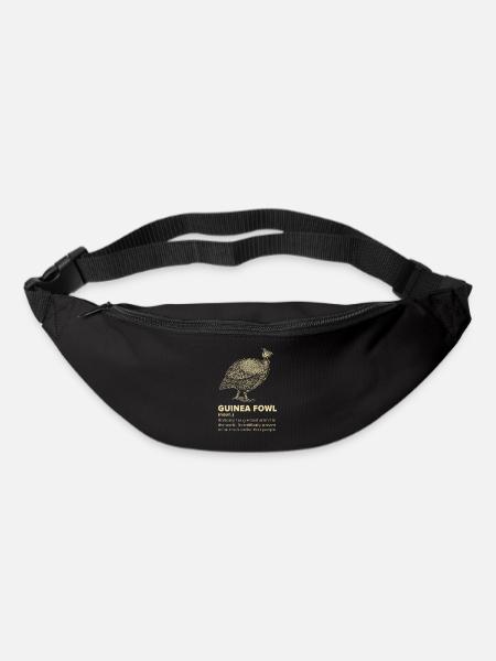 Pintade - Sac banane - noir