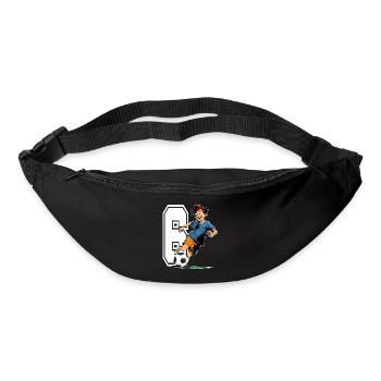 Anniversaire de football - 6 ans Garçon - 6. - Sac banane - noir - Devant