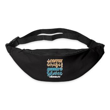 Coffee Scrubs And Rubber Gloves #nurselife 4 - Bum bag - black - Front
