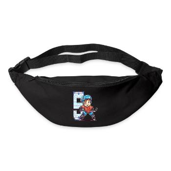 Ice Hockey Birthday - 5 years old boy - 5. - Bum bag - black - Front