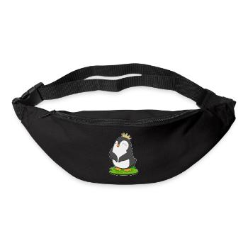 Couronne de Pingouin - Sac banane - noir - Devant