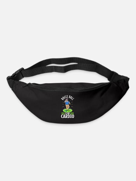 Bocce is my cardio - Gürteltasche - Schwarz