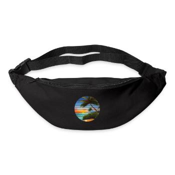 Summer Holiday Sun Palm Beach Palm Island - Bum bag - black - Front
