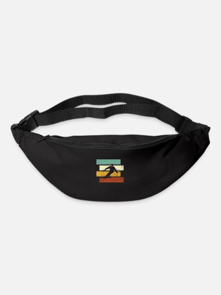 Ski Retro - Gürteltasche - Schwarz