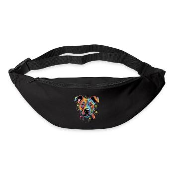 American Stafford Hund Geschenk Spruch - Gürteltasche - Schwarz - Vorne