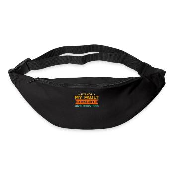 Ce n’est pas de ma faute si j’ai été laissé sans sarcasme supervisé - Sac banane - noir - Devant