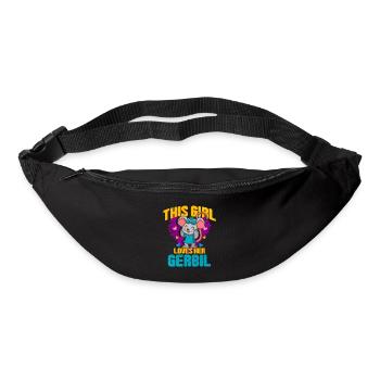Gerbil Mouse Gift - Bum bag - black - Front