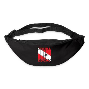 Diving Scuba Diving Equipment Scuba Diving - Bum bag - black - Front