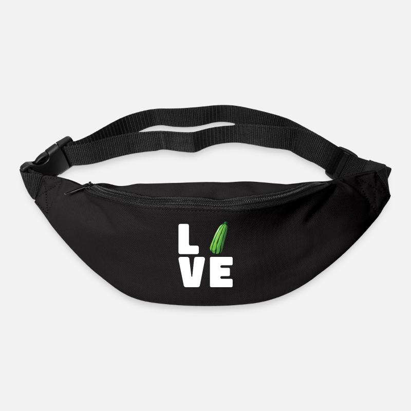 Courgette - Sac banane - noir