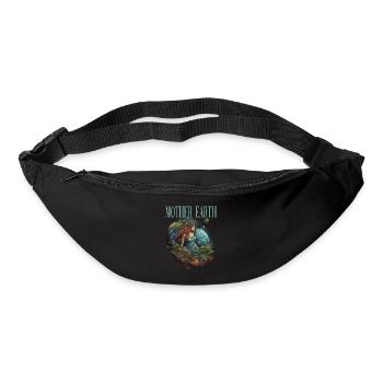 Respektier Muttererde Unseren Planeten Natur - Gürteltasche - Schwarz - Vorne
