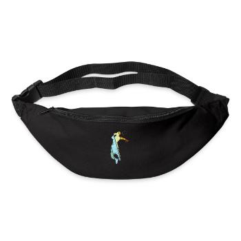 Badminton Rétro - Sac banane - noir - Devant