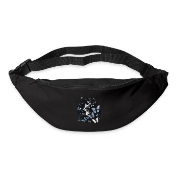 Chihuahua | Niedlicher Hund | Schmetterling | - Gürteltasche - Schwarz - Vorne