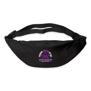 Lupus Awareness Stolze Schwester Eines - Gürteltasche - Schwarz - Vorne