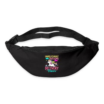Ingenious delivery driver appreciation expert - Bum bag - black - Front