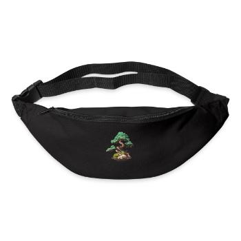 bonsaï Art japonais - Sac banane - noir - Devant