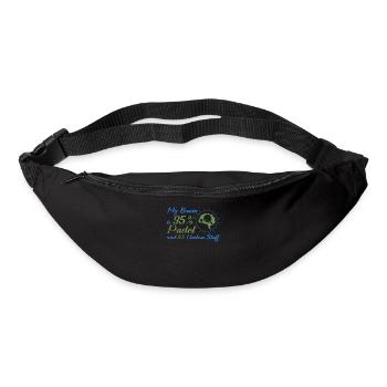 Padel Sportplatz Training Padelspieler - Gürteltasche - Schwarz - Vorne
