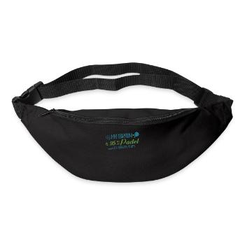 Padel Sportplatz Training Padelspieler - Gürteltasche - Schwarz - Vorne
