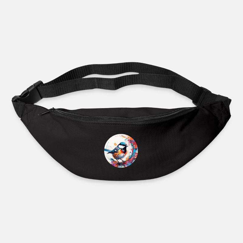 Meise - Gürteltasche - Schwarz