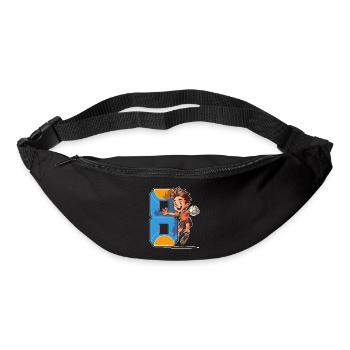 Handball Birthday - 8 years old boy - 8. - Bum bag - black - Front