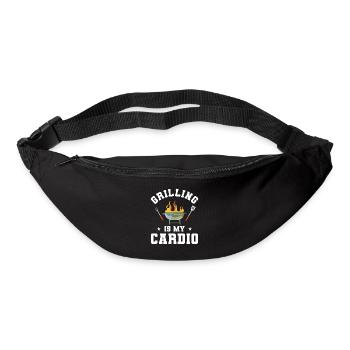 Grillen ist mein Cardio-Grillen Grillen Grillen Koch - Gürteltasche - Schwarz - Vorne